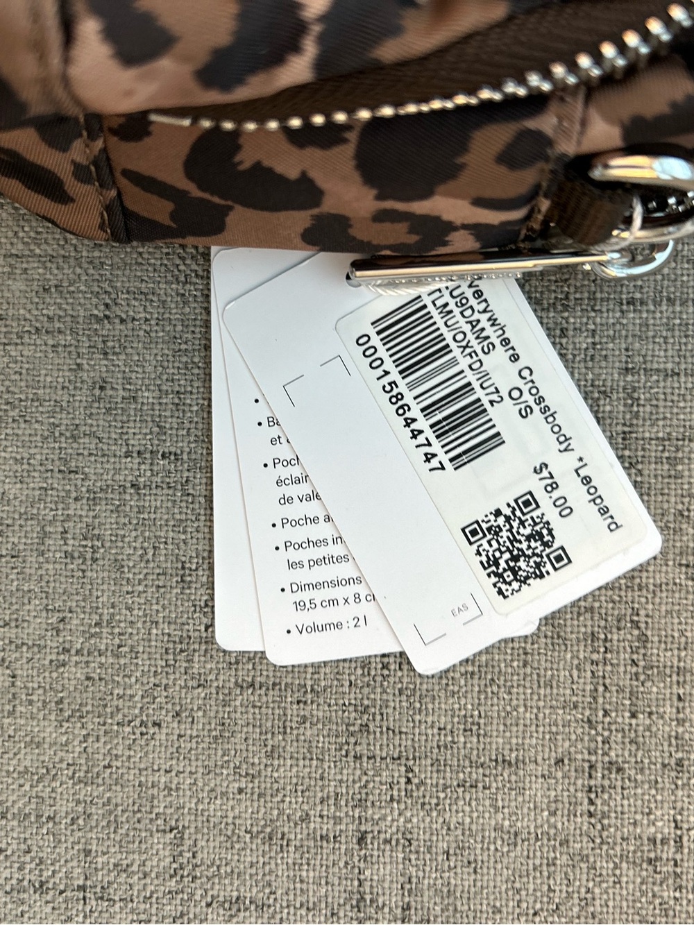 NWT lululemon athletica Leopard Print Crossbody Everywhere Bag - Picture 3 of 10